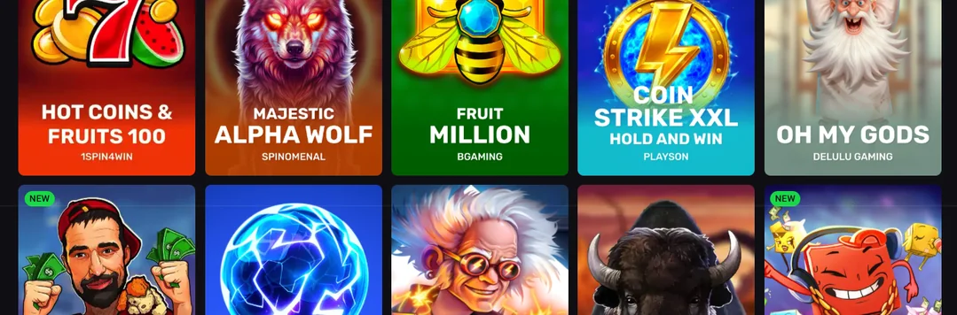 Suchen Sie neue Slots
